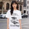 Balenciaga Scribble Graphic T-shirt- White