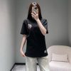 Chrome Hearts Horseshoe Print T-Shirt- Black