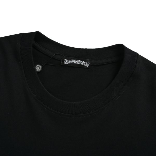 Chrome Hearts Horseshoe Print T-Shirt- Black