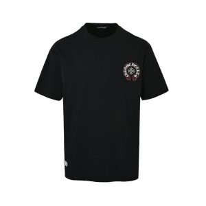 Chrome Hearts Horseshoe Print T-Shirt- Black (8) Chrome Hearts Horseshoe Print T-Shirt- Black