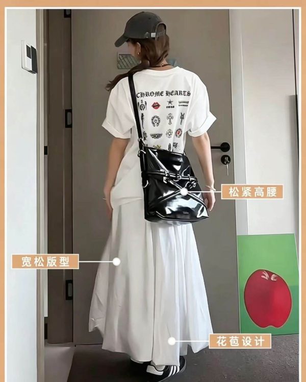 Chrome Hearts Multi Logo T-Shirt- White.