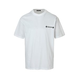 Chrome Hearts Multi Logo T-Shirt- White (8) Chrome Hearts Multi Logo T-Shirt- White.