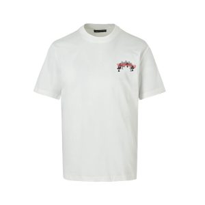 Chrome Hearts Red Cross Tee short-sleeve t-shirt- White (8) Chrome Hearts Red Cross Tee short-sleeve t-shirt- White