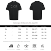 Dior white floral logo embroidered T-shirt- Black