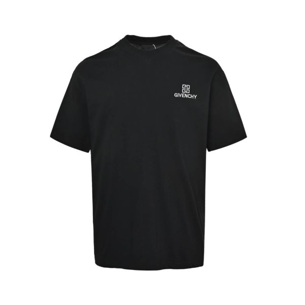 Givenchy Distressed Logo T-Shirt- Black