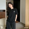 Givenchy Distressed Logo T-Shirt- Black