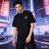 Givenchy Distressed Logo T-Shirt- Black