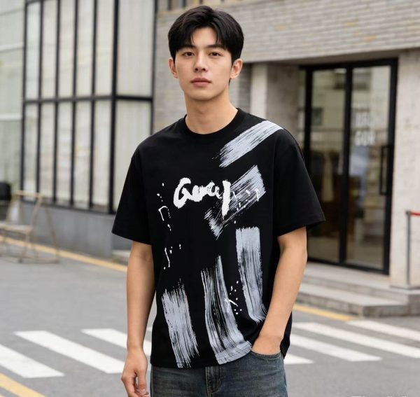 Gucci Brushstroke Logo T-shirt – Black