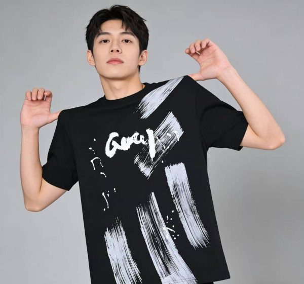Gucci Brushstroke Logo T-shirt – Black
