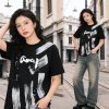 Gucci Brushstroke Logo T-shirt – Black
