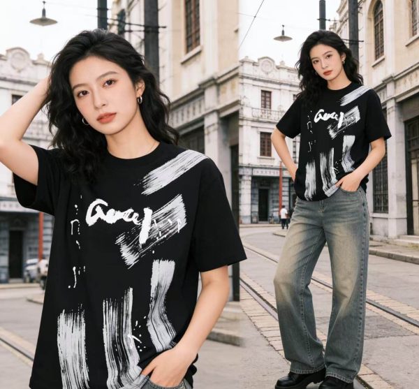 Gucci Brushstroke Logo T-shirt – Black