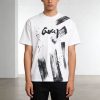 Gucci Brushstroke Logo T-shirt – White