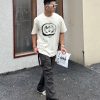 Gucci Interlocking Sprayed Logo T-Shirt- White
