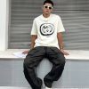 Gucci Interlocking Sprayed Logo T-Shirt- White