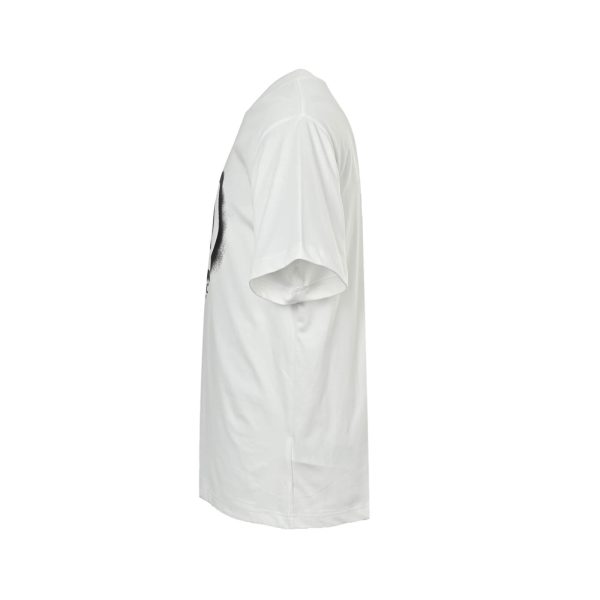 Gucci Interlocking Sprayed Logo T-Shirt- White