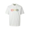 Gucci Logo-Print Cotton-Jersey T-Shirt- White