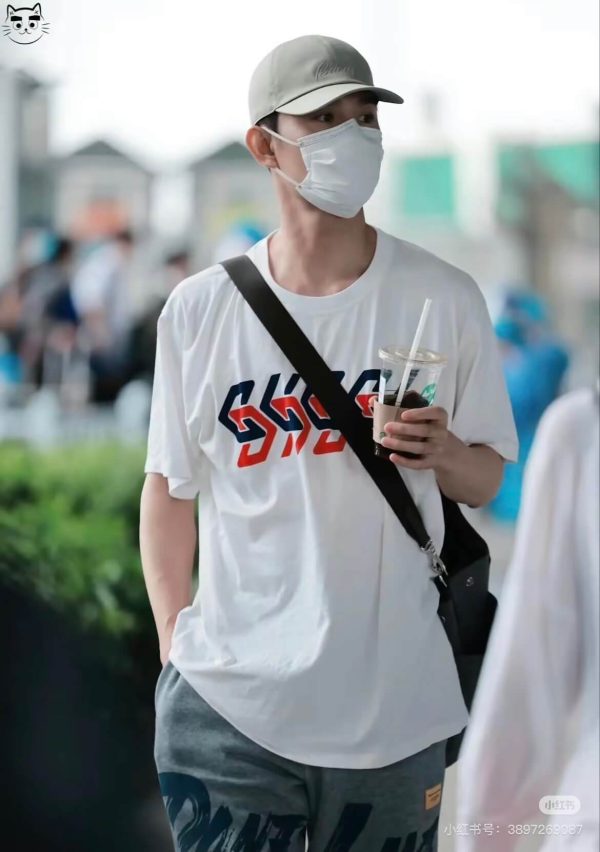 Gucci Mirror Logo-Print Cotton-Jersey T-Shirt- White