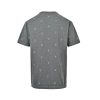 Louis Vuitton Blason Embroidered Short-Sleeved Crewneck- Grey