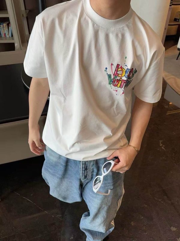 Louis Vuitton Candy Signature T-shirt-  White