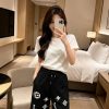 Louis Vuitton Double Print Monogram beach pants- Black