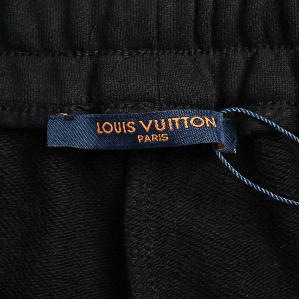 Louis Vuitton Double Print Monogram beach pants- Black