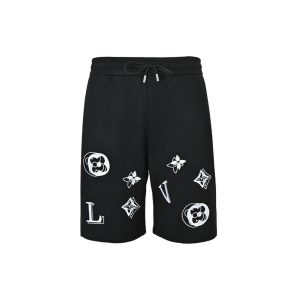 Louis Vuitton Double Print Monogram beach pants- Black