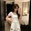 Louis Vuitton Double Print Monogram beach pants- White