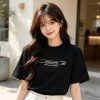 Louis Vuitton Embellished Damier Piqué T-Shirt- Black