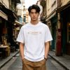 Louis Vuitton Embellished Damier Piqué T-Shirt- White