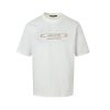 Louis Vuitton Embellished Damier Piqué T-Shirt- White