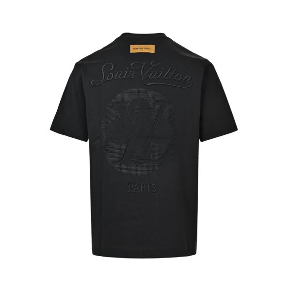 Louis Vuitton Embossed LV Signature T-Shirt- Black