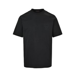 Louis Vuitton Embossed LV Signature T-Shirt- Black