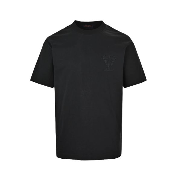 Louis Vuitton Embossed LV Signature T-Shirt- Black