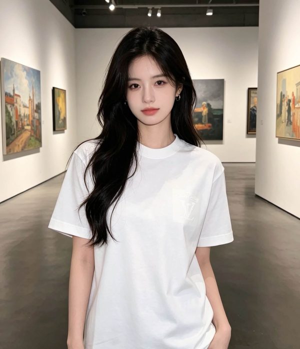 Louis Vuitton Embossed LV Signature T-Shirt- Optical White