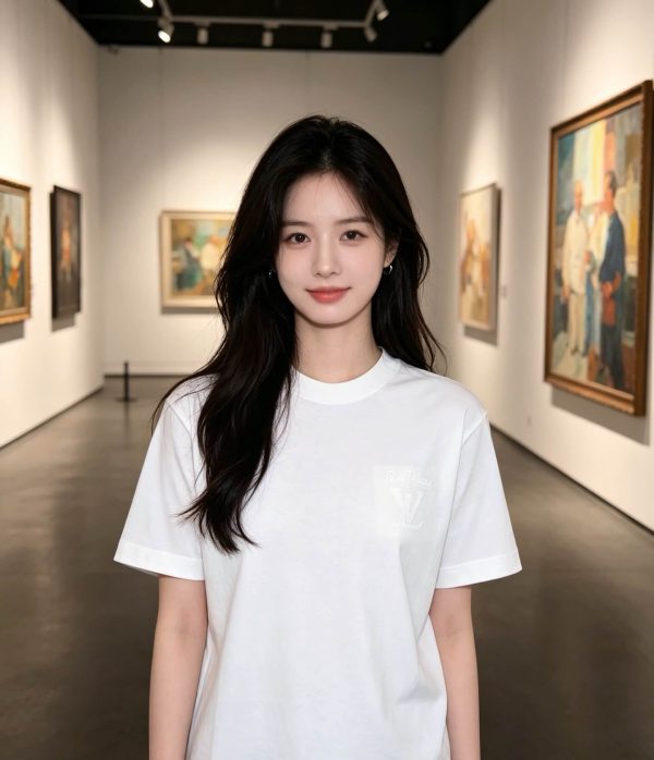 Louis Vuitton Embossed LV Signature T-Shirt- Optical White