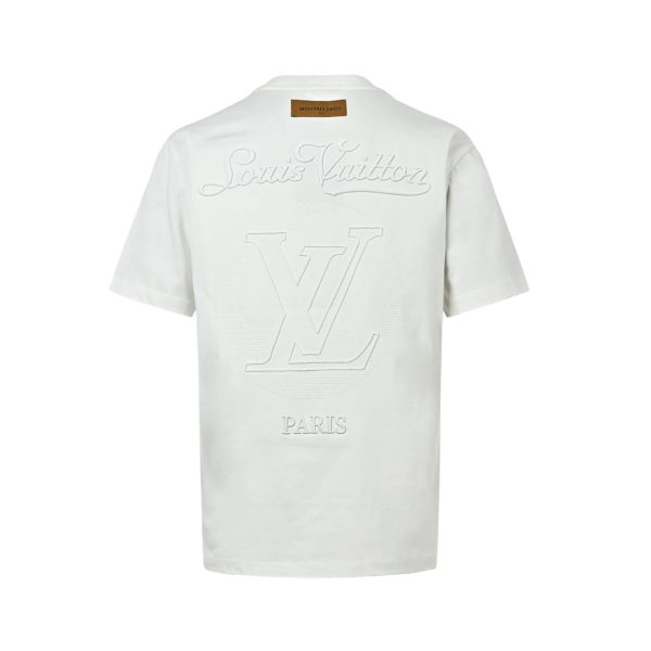 Louis Vuitton Embossed LV Signature T-Shirt- Optical White