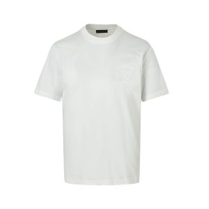 Louis Vuitton Embossed LV Signature T-Shirt- Optical White