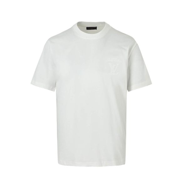 Louis Vuitton Embossed LV Signature T-Shirt- Optical White