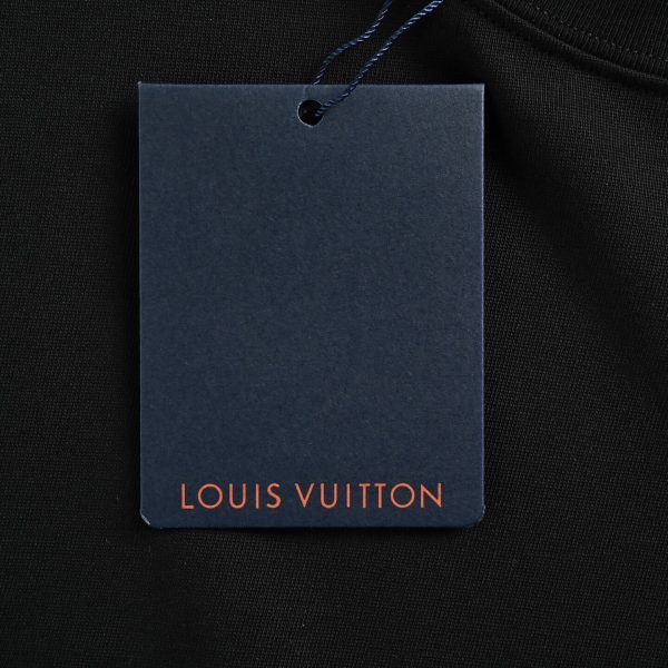 Louis Vuitton Embroidered T-Shirt- Black