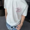 Louis Vuitton Embroidered T-Shirt-  Milky White.