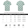 Louis Vuitton Jacquard Damier Short-Sleeved Cotton Crewneck- Vibrant Green