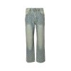 Louis Vuitton Monogram Denim Jeans- Vintage Blue Washed