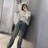 Louis Vuitton Monogram Denim Jeans- Vintage Blue Washed