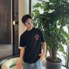 Louis Vuitton Monogram Flower 3D Gradient Print T-Shirt- Black