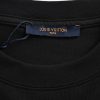 Louis Vuitton Monogram Flower 3D Gradient Print T-Shirt- Black