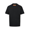 Louis Vuitton Monogram Flower 3D Gradient Print T-Shirt- Black