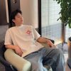 Louis Vuitton Monogram Flower 3D Gradient Print T-Shirt-  Milky White