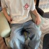 Louis Vuitton Monogram Flower 3D Gradient Print T-Shirt-  Milky White