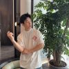 Louis Vuitton Monogram Flower 3D Gradient Print T-Shirt-  Milky White