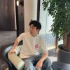 Louis Vuitton Monogram Flower 3D Gradient Print T-Shirt-  Milky White